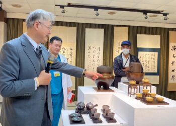 影音／彰濱秀傳「文房雅趣-吳運進個展」開幕　提供民眾與患者身心靈舒壓場所