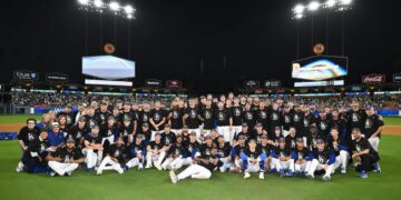 影/《MLB》大谷翔平先發6局+10K無失分勝投還炸三響砲 道奇四戰橫掃釀酒人進擊世界大賽!