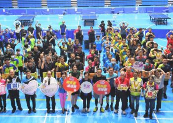 以球會友 強健體魄 彰化縣長盃公務人員桌球賽開打