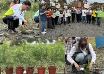 蘭陽溪口休閒農業區種樹固碳　活化廢棄場域創造生機