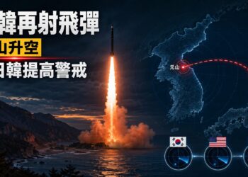 北韓再射短程彈道飛彈！元山升空　美日韓同步提高警戒