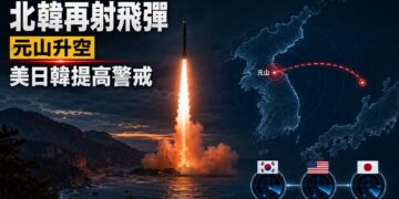 北韓再射短程彈道飛彈！元山升空　美日韓同步提高警戒