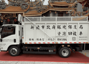 地方宮廟暖心挺清潔隊 樹林鎮南宮贈資源回收車
