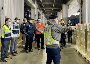 陳瑞嘉率隊檢查臺北港 新北春安專案守護勞工職場健康