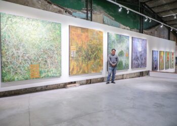 台南弎畫廊2日起舉辦沈昌明威尼斯雙年展的行前展「微觀量子裡的易」