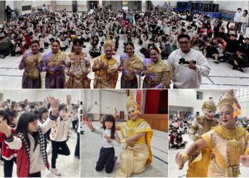 泰國民俗舞團蒞校交流演出 宜蘭國小師生留下美好回憶