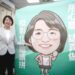 台派插畫家無償為候選人畫Q圖 立委黃秀芳直呼:很像、很可愛