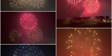 影音/600秒高空煙火秀超吸睛 冬山元宵花火節美甚！