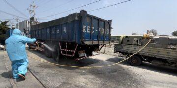 防堵禽流感 芳苑鄉蛋雞場完成蛋雞場撲殺清場消毒工作