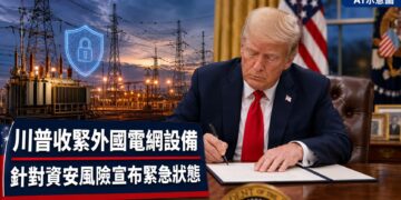 川普針對外國電網設備宣布緊急狀態 120天內訂執行規則
