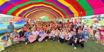 社頭鄉里樂公園舉辦「夏日玩水派對」 歡笑中共度清涼夏日時光