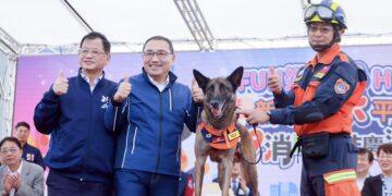 FUN災熊HOU新北熊平安！侯友宜出席消防節活動 感謝消義消守護城市安全