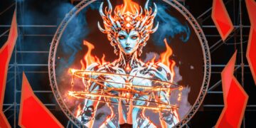 2026火神祭震撼台南!巨型3D女火神降臨好神創造打造媲美國際電音節的舞台視覺