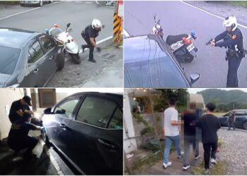 影音/攔查偽牌車遭衝撞 羅警連開11槍 24小時內逮1嫌