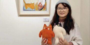 葉脈裡的插畫美學！葉曼玲、葉毓勻雙個展新莊開跑 看繪本如何變身「紙芝居」