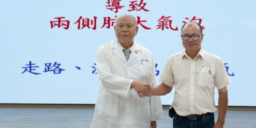 40年菸齡釀巨大肺氣泡一走就喘　吳明和教授施以胸腔鏡手術治療改善