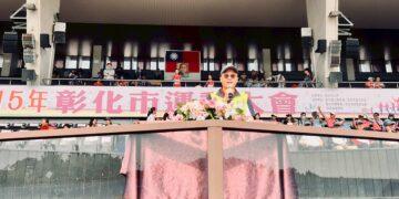 不畏高溫也要參加 彰化市運動大會開幕