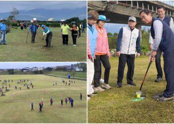 第一屆壯圍鄉長盃地面高爾夫球賽 240人齊集壯圍河濱公園以球會友