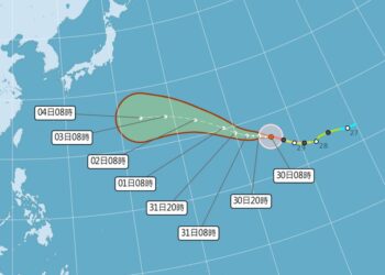 影音/白海豚變強颱風 未來動向充滿變數