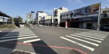 安平府平華平路口、郡西路建安街路口斑馬線這星期會完成劃線