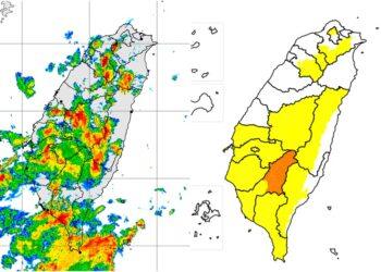影音/0604西南風及午後對流雲系旺盛 多處地方有局部大雨或豪雨