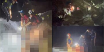 影音/南澳溯溪一去不回 男子命喪金岳瀑布