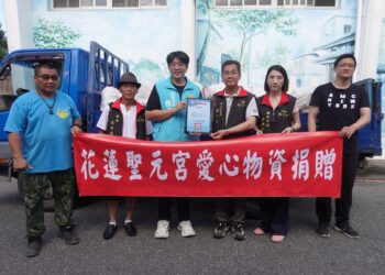 聖元宮普度物資化愛心 七十桌善糧挹注實物銀行
