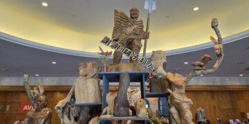 【鏟子超人紀念裝置展】 美侖大飯店出現創意傑作