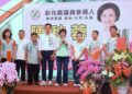 不畏颱風來襲 縣議員陳秋蓉成立競選總部 現場擠爆近千名熱情鄉親到場支持
