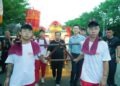 義民爺遶境竹北 鄭朝方於文化公園設香案恭迎聖駕 傳承客家精神祈願新竹四季平安
