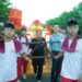 義民爺遶境竹北 鄭朝方於文化公園設香案恭迎聖駕 傳承客家精神祈願新竹四季平安