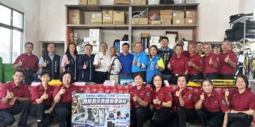 民間愛心挺消防　竹縣消防局獲贈專業救災裝備