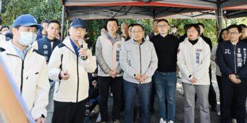 汐止康寧街、伯爵街災修工程提前完工 侯友宜視察慰勞團隊