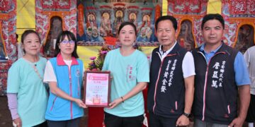 吉安聖玄宮信眾捐助弱勢普度物資 游淑貞:公所將持續傳揚善心義舉