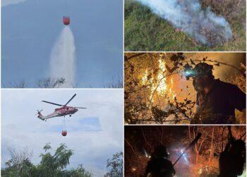 影音/知本濕地捷地爾大火！陸空聯合強攻撲滅