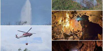 影音/知本濕地捷地爾大火！陸空聯合強攻撲滅