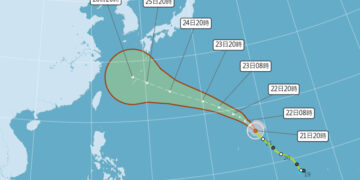 沙德爾升級中颱 氣象署：有增強為強颱趨勢