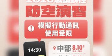 「斷網」首度納入防空演習! 14縣市分2天模擬演練