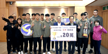 新北華僑高中男排隊展驚人戰力 北港媽祖盃排球賽強勢封王