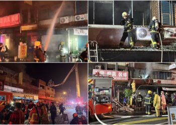 影音/宜市深夜惡火 1不治9獲救