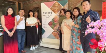 台南吳園展出【光耀 ·天華】陳佩君、廖虹芳雙聯展