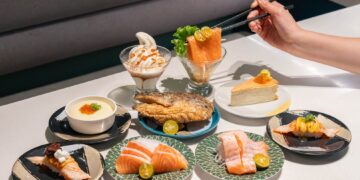 爭鮮鮭魚季主打整條鮭魚入菜 並結合甜點推出多款期間限定料理
