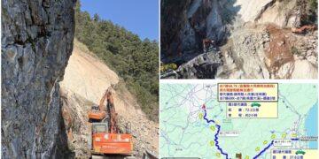 影音/持續崩落土石擴災 北橫明池路段延後搶通