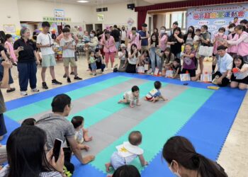 蘆洲萌寶超能量運動會熱鬧登場 結合職能治療師提供嬰幼兒發展篩檢