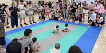 蘆洲萌寶超能量運動會熱鬧登場 結合職能治療師提供嬰幼兒發展篩檢