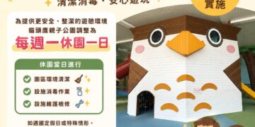 貓頭鷹親子公園7月20日起每周一固定休園