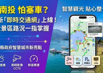 去日月潭、清境不怕塞！全新「南投交通資訊網」上線 8大景區路況一指看透