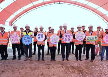 王惠美視察彰濱土方暫置區營運情形 宣示打造透明廉政平台