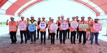 王惠美視察彰濱土方暫置區營運情形 宣示打造透明廉政平台