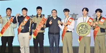 亞洲技能競賽新北勇奪 5 金 1 銀 侯友宜:加碼補助優秀指導師國際見學